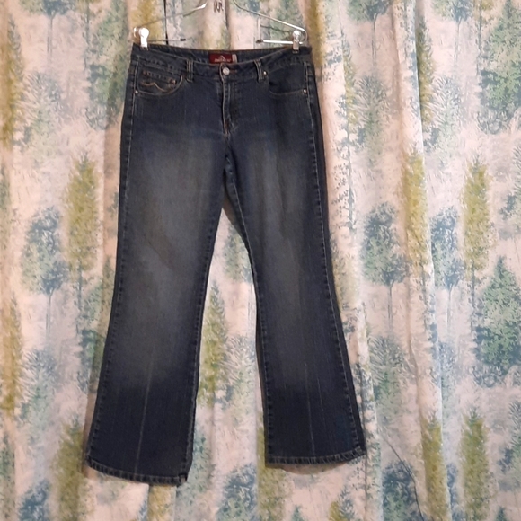 Jordache y2k vintage denim jeans great condition back pocket design low-rise - Picture 3 of 9